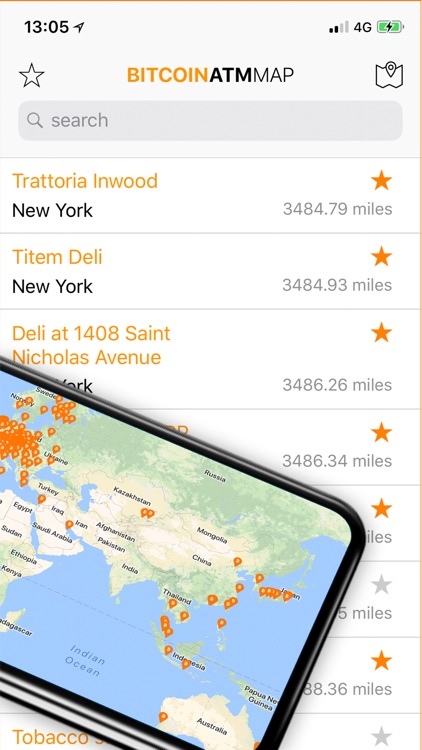 Bitcoin ATM Map