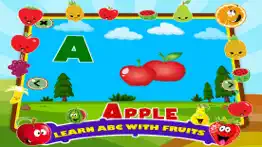 fruit names alphabet abc games iphone screenshot 1