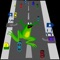 Help frog(frogger) cross the road avoiding the racing cars, trucks and hazards
