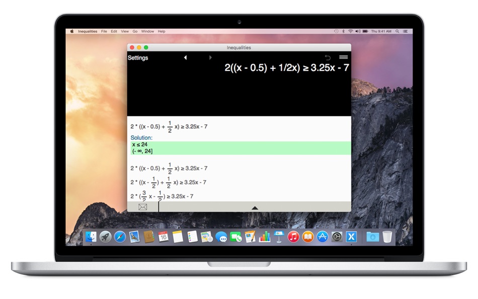 #5. Inequalities (macOS) By: Intemodino Group s.r.o.