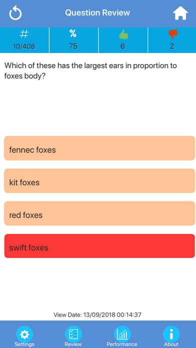 Wild Animals Quiz Screenshot
