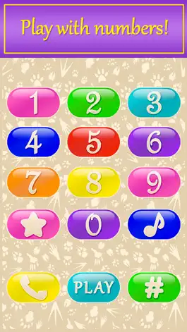 Game screenshot Phone Animals Numbers Games no apk