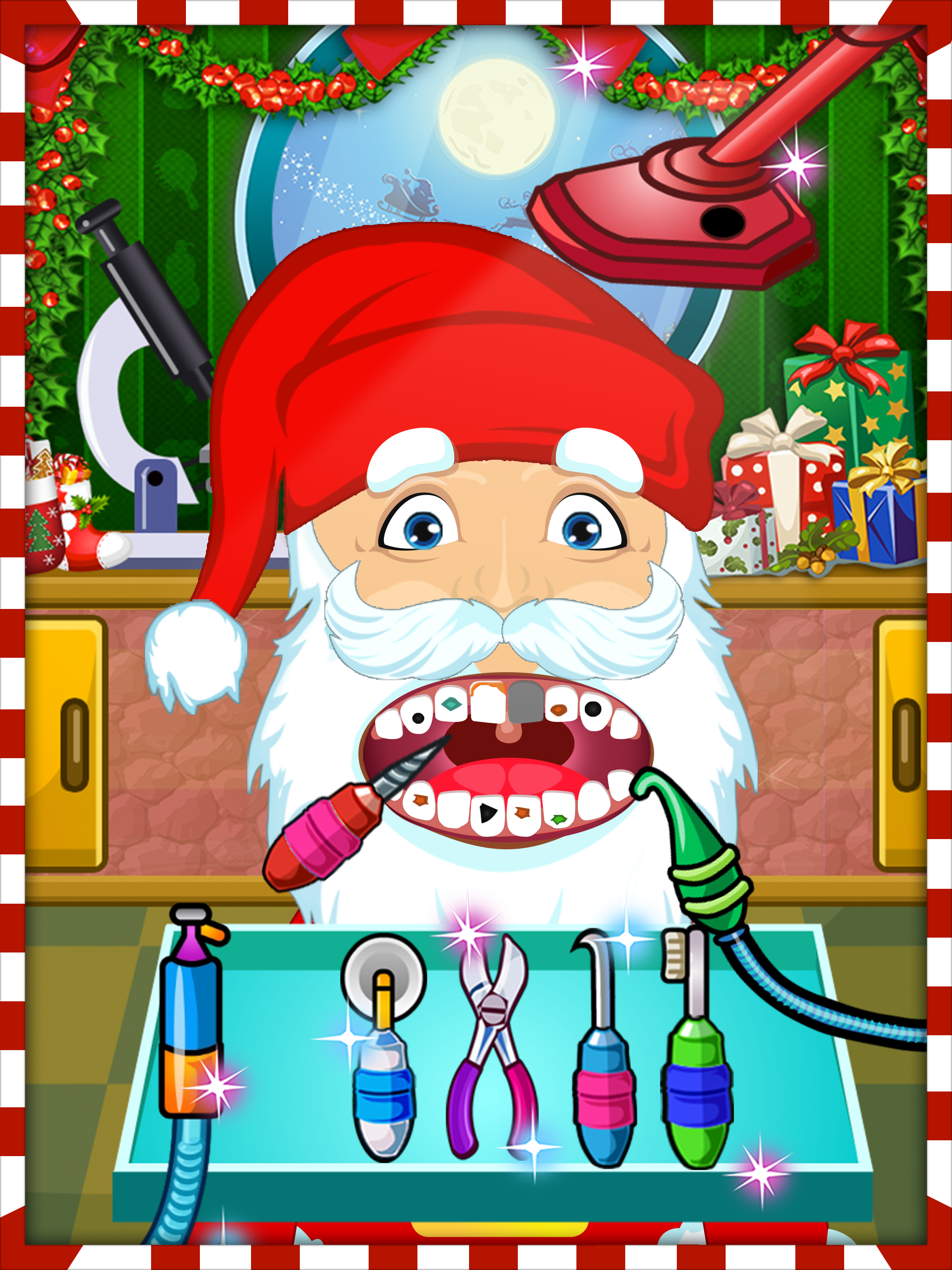Santa Christmas Dentist Doctor