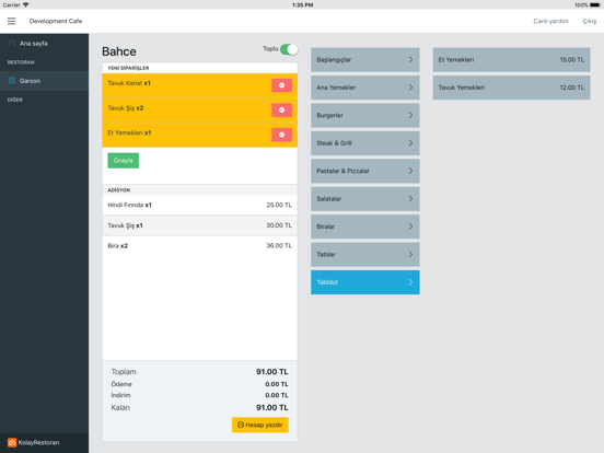 Screenshot #6 pour KolayRestoran