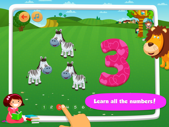 Screenshot #6 pour 123 Number Learning Games App