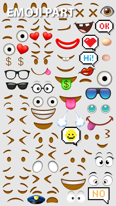 Emoji Face - Fun Emoji Maker iPhone screenshot 5 - Photo & Video app