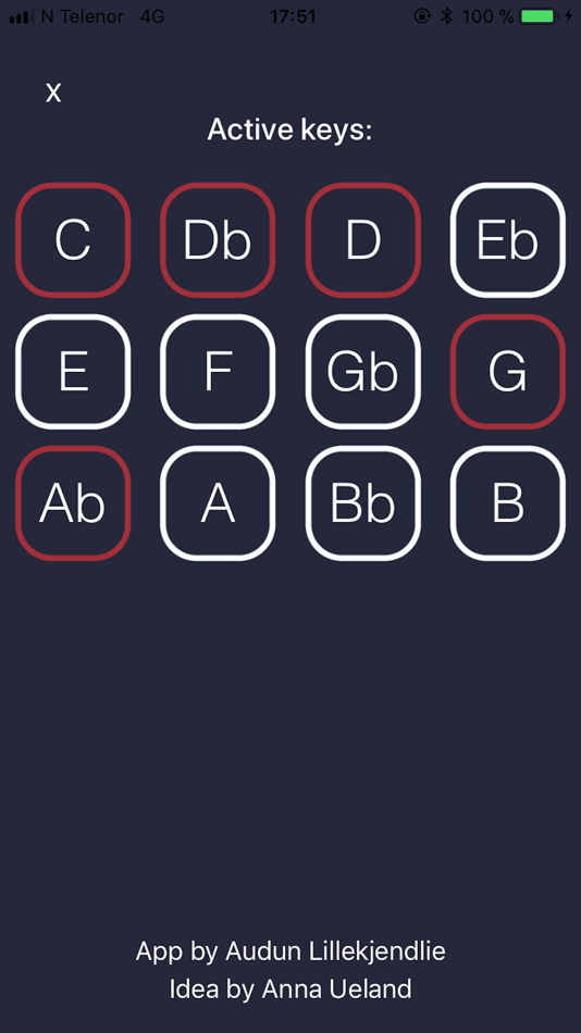 #2. Random Key Practice (iOS) 由: Audun Jørstad Lillekjendlie