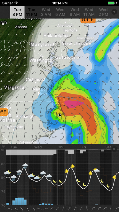 WeatherMap+ Screenshot