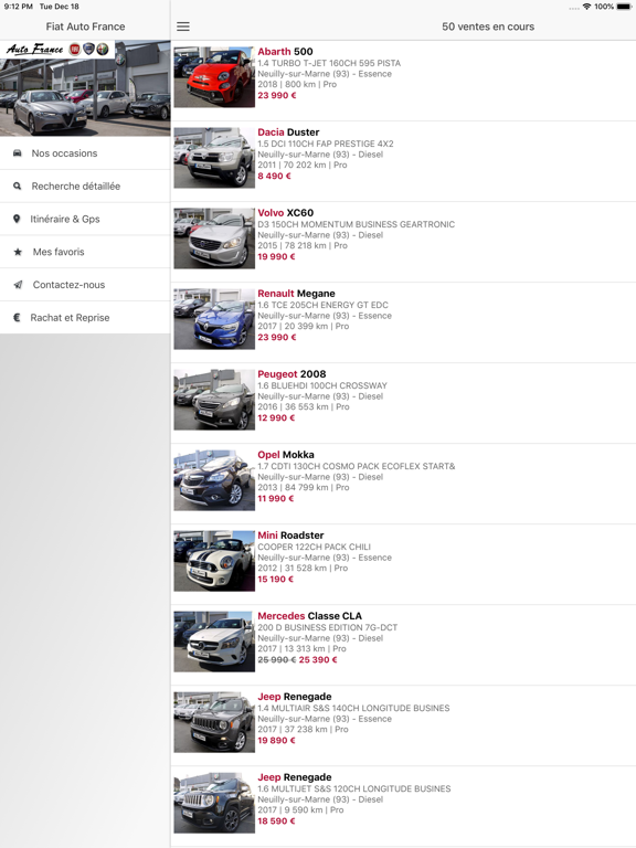 Screenshot #4 pour Fiat Auto France