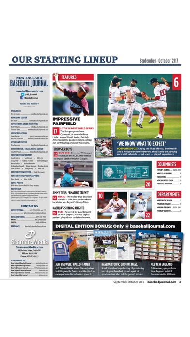 Screenshot #2 pour New England Baseball Journal