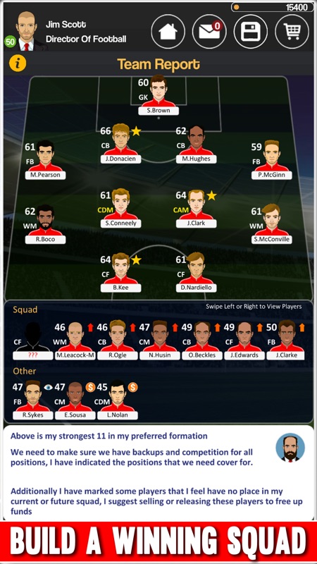 Club Soccer Director 2018 screenshot 4