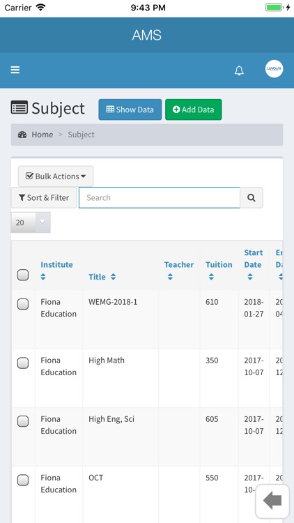 AMS Advanced Management System