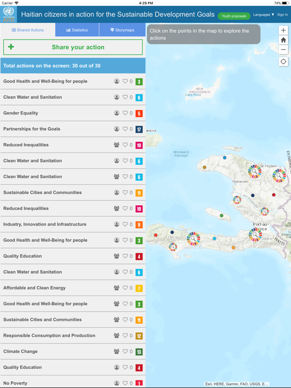 Screenshot #4 pour Global Goals Haiti