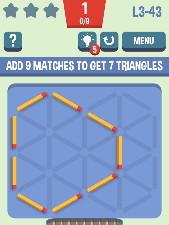 Matchsticks Mania iPad screenshot