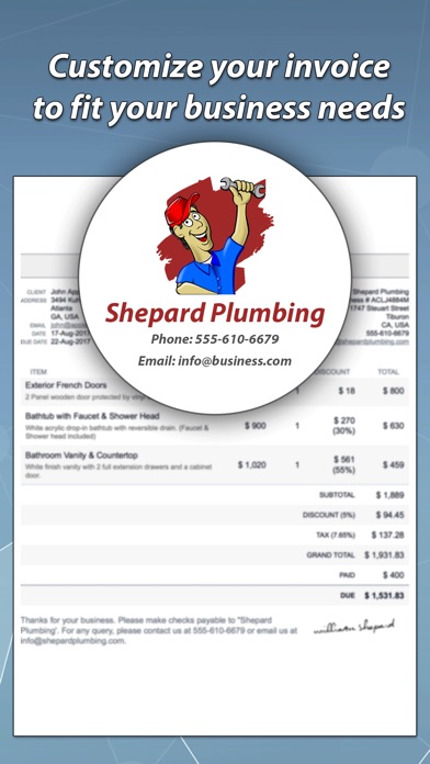 Invoice & Estimate Maker screenshot 2