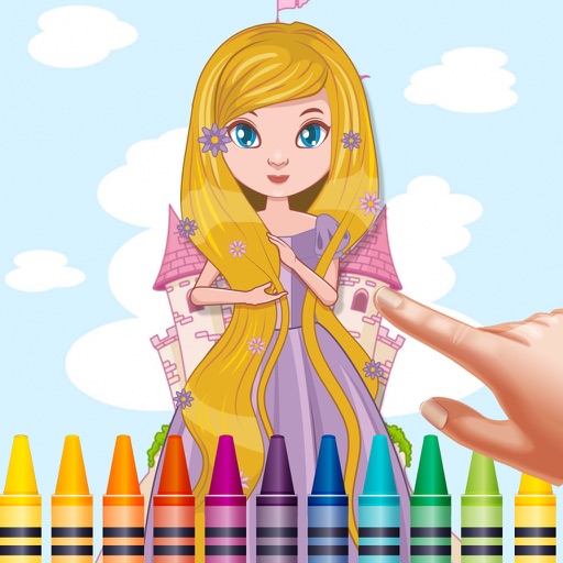 Paint Princess Coloring Book