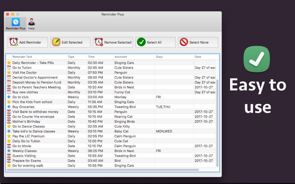 #5. Reminder Plus (macOS) 由: Ruchira Ramesh