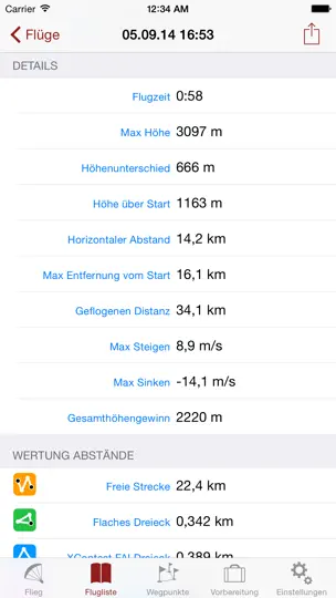 Screenshot von Flyskyhy auf dem iPhone 3