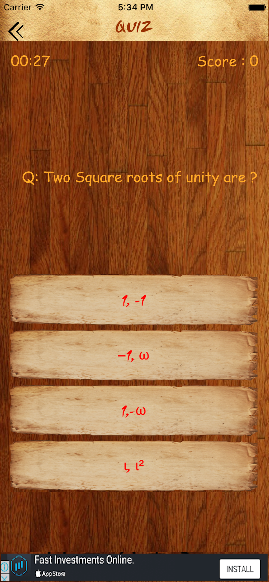 iMath Quiz screenshot 4