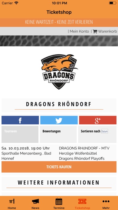 Dragons Rhöndorf screenshot 3