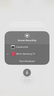 How to cancel & delete screen mirror for samsung tv 1