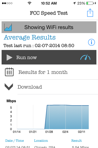 FCC Speed Test screenshot 4