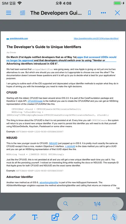 Captura 3 de 6 de ezPDF Reader