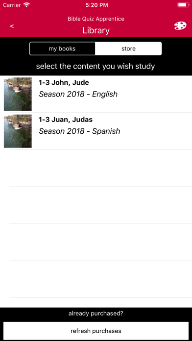 Screenshot #1 pour Bible Quiz Apprentice
