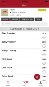 Paprika - Restaurant screenshot #1 for iPhone