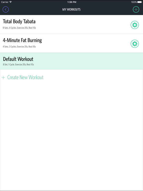 Screenshot #5 pour Tabata Fitness Timer