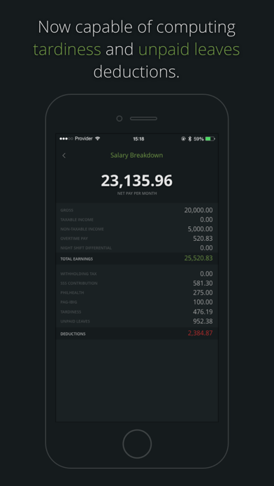 Screenshot #3 pour Sweldo - Salary Calculator PH