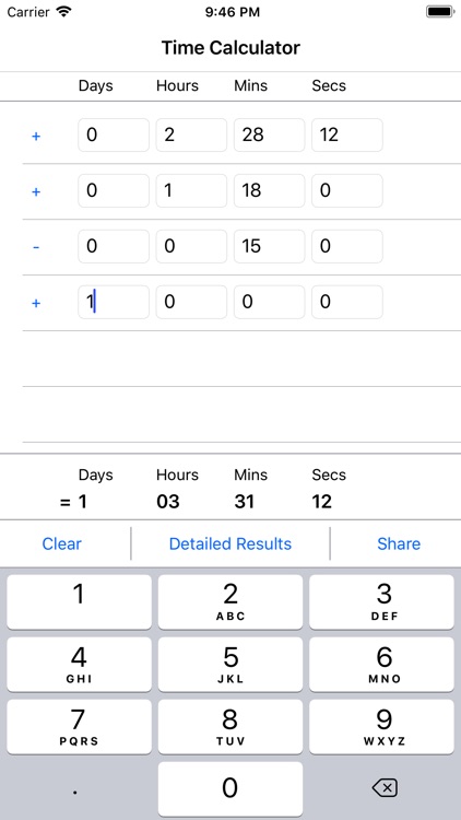 Time Sums: Time Calculator