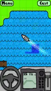 Doodle Fishing Lite screenshot #3 for iPhone