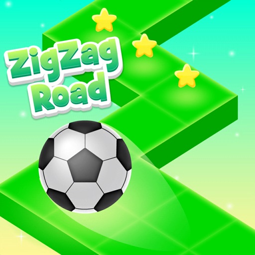 Zig Zag Road - игра с мячом