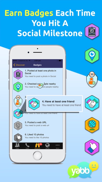 Yabb Messenger, Text and Chat