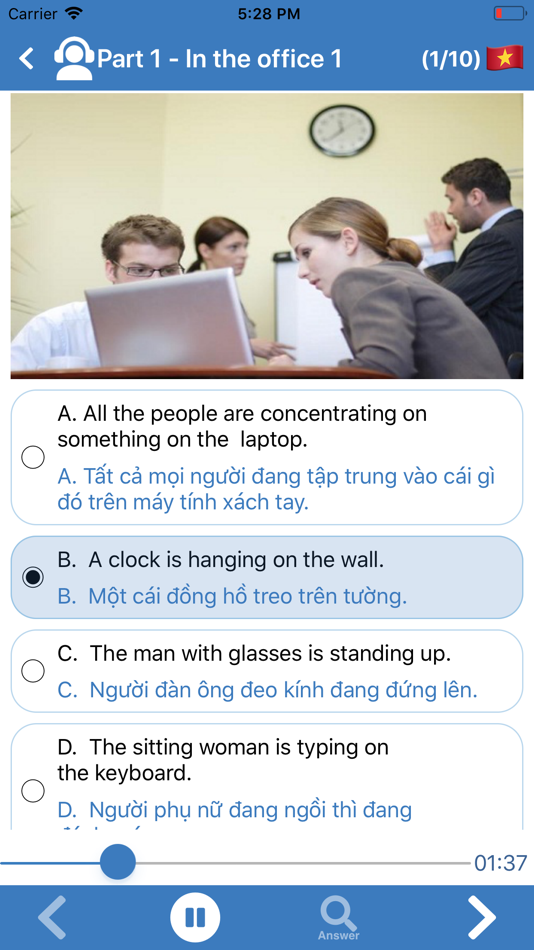 #3. Prep for the Toeic test (iOS) 由: Hoa Nguyen Quang