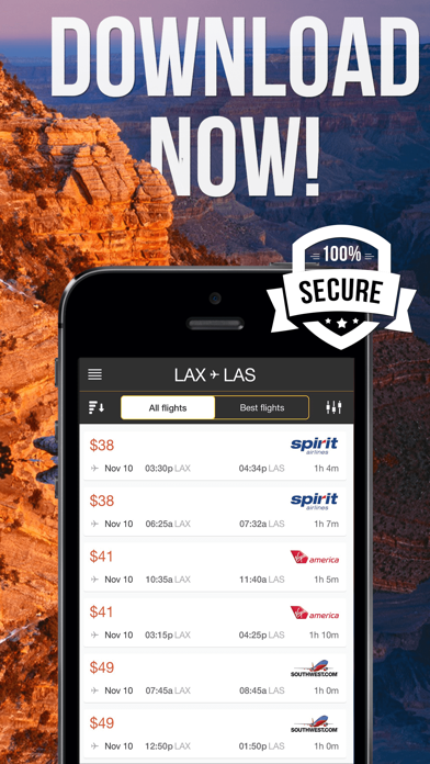 Cheap Flights X Low Cost Fare iPhone screenshot 5 - Travel app