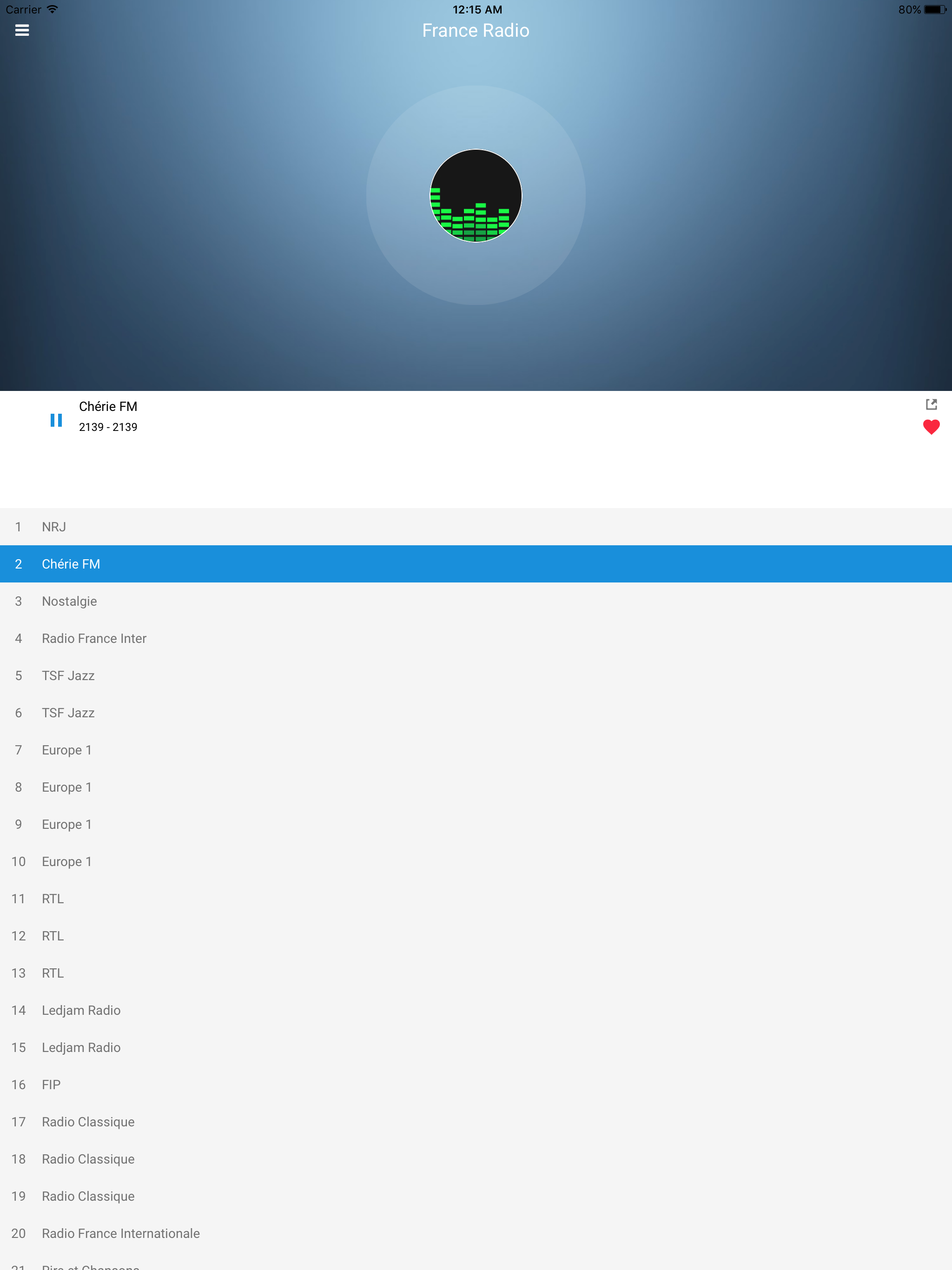 France Radio Station:French FM screenshot 10