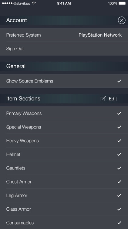 Loadouts for Destiny