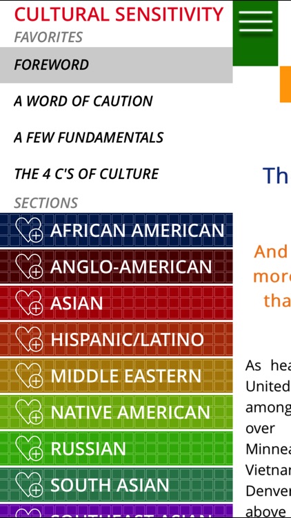 Cultural Sensitivity