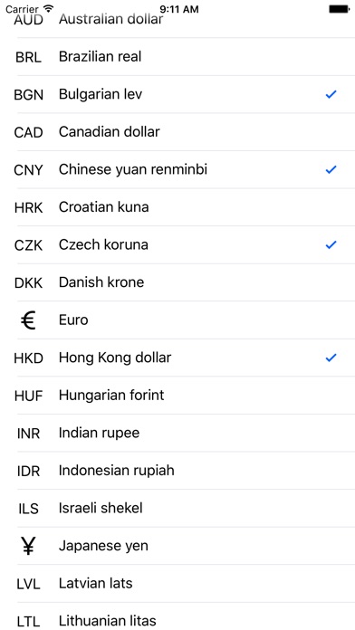 Rate-Currency conversion screenshot 2