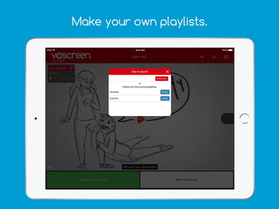 Voscreen - Learn English iPad screenshot