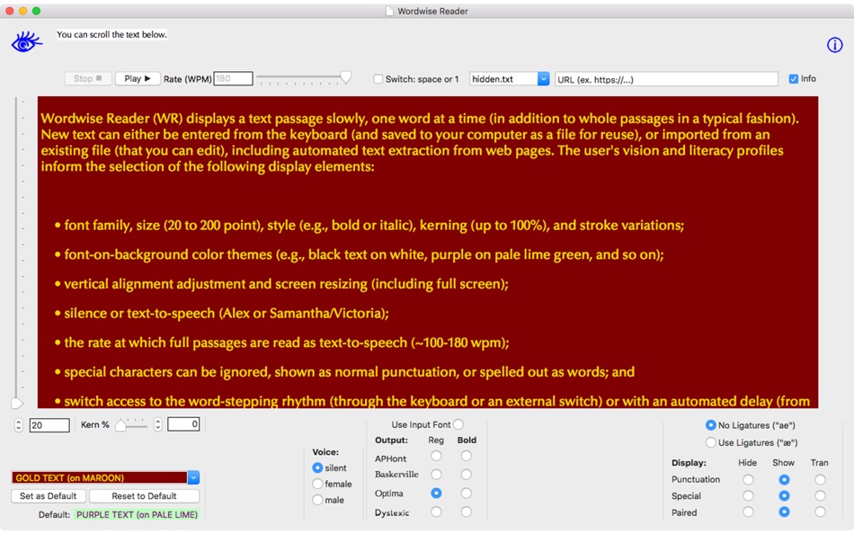 #4. Wordwise Reader (macOS) 由: Tracy Mansfield