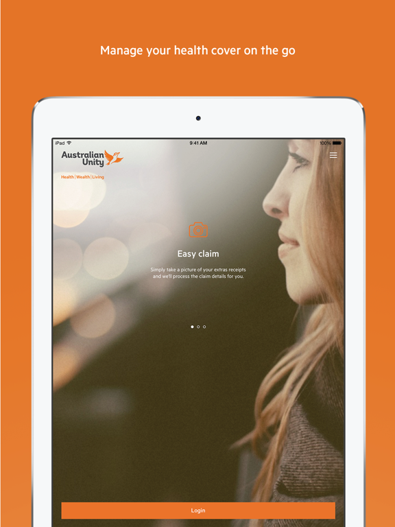 Australian Unity Health Insurance screenshot