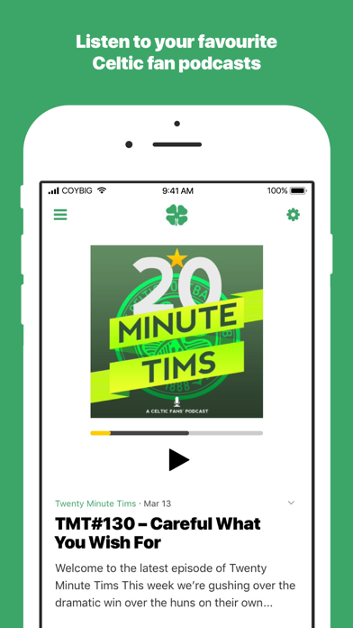 Celtic news now iPhone screenshot 6 - Sports app