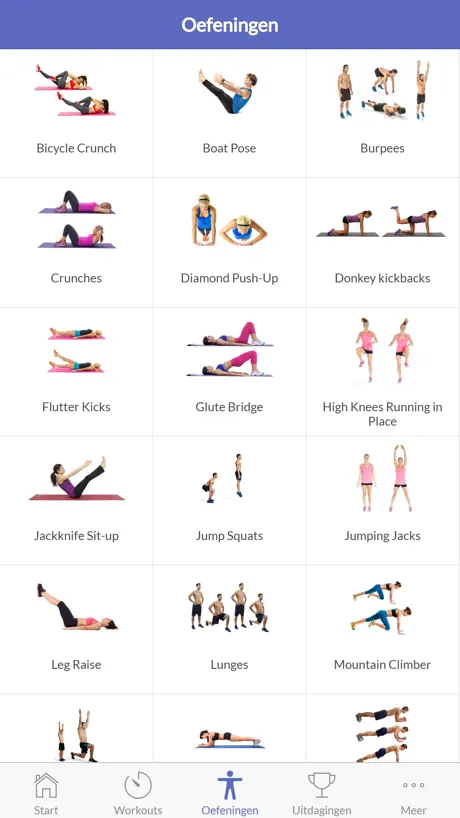 Workouts voor Afvallen