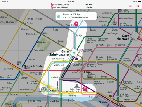 Screenshot #5 pour Paris Rail Map Lite