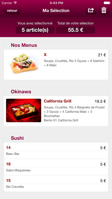 How to cancel & delete Okinawa - Restaurant Japonais from iphone & ipad 4