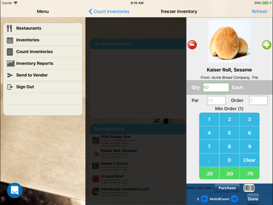 Screenshot #6 pour Chefsheet Mobile Inventory