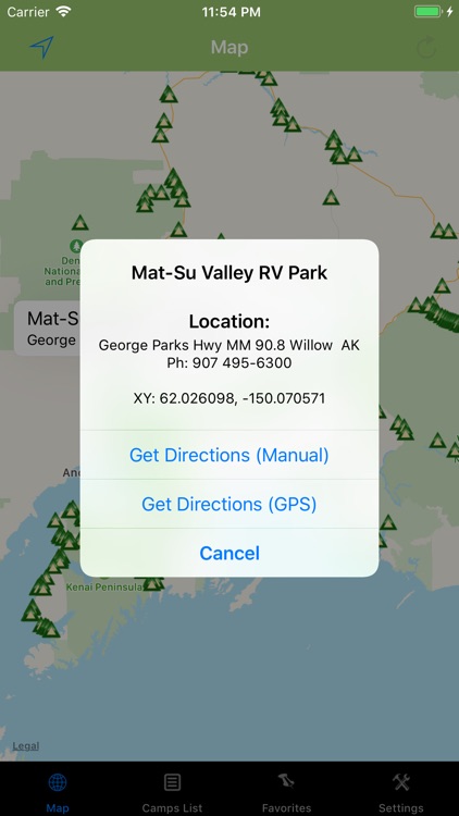 Alaska – Camping & RV spots